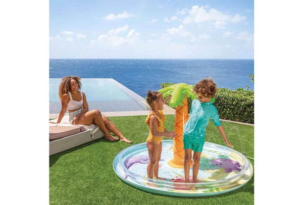 Intex opblaasbaar zwembad | Palmboom met sproeiers -