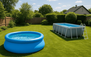 Rond of rechthoekig zwembad: welke vorm past het best in jouw tuin?