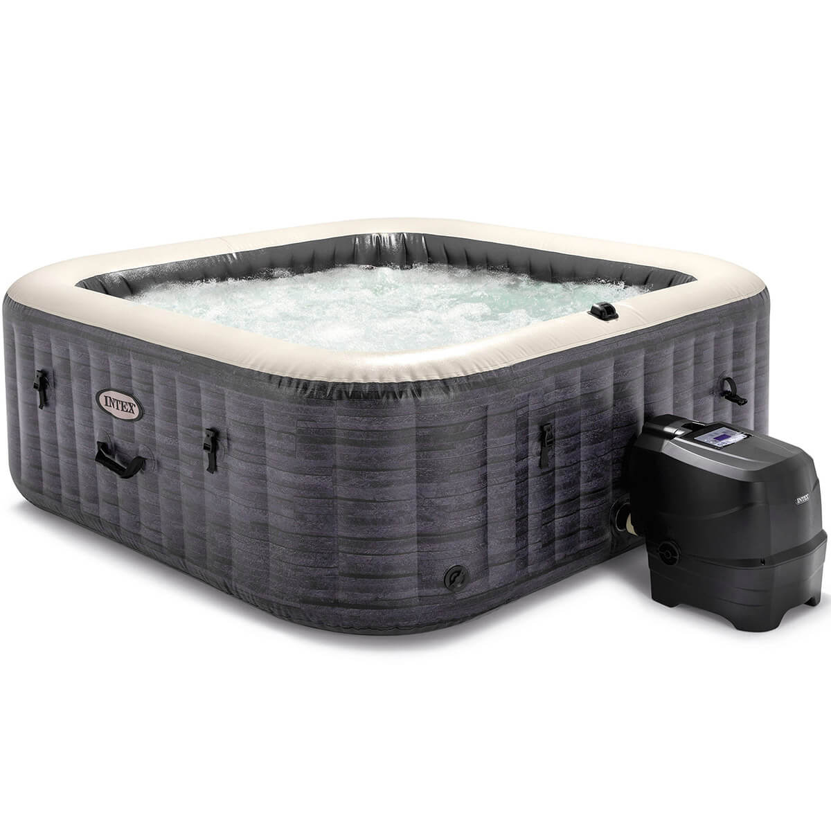 Intex opblaasbare spa | 6-persoons Greystone Deluxe