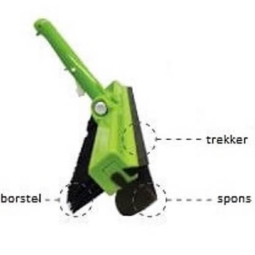 3-in-1 zwembad schoonmaakborstel