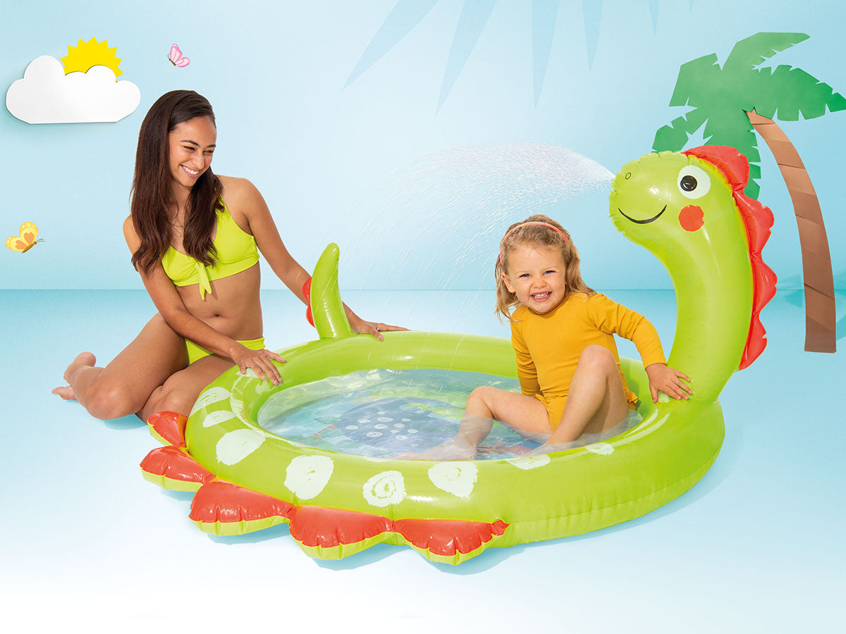 Intex Dinosaurus zwembad met watersproeier