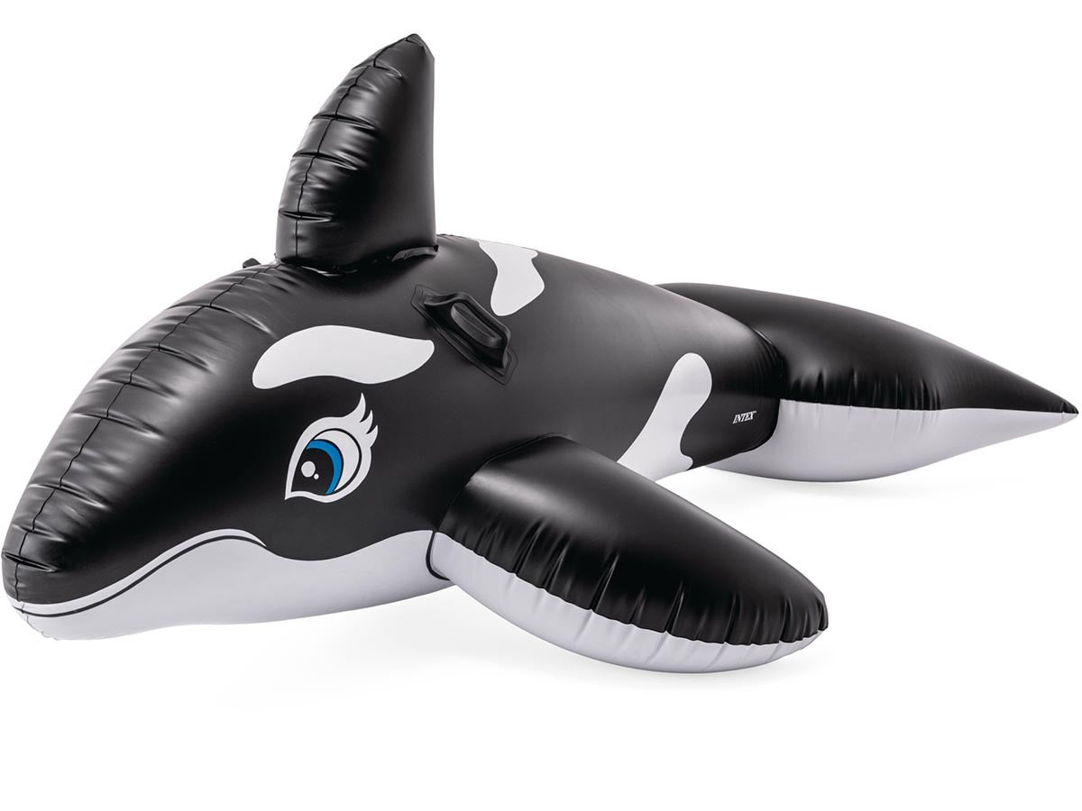 Opblaasbare walvis groot model
