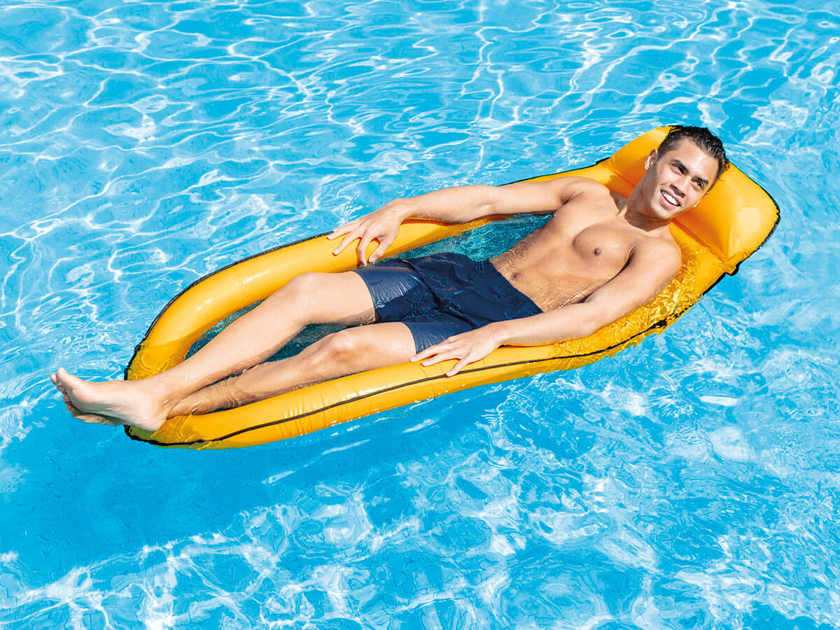 Intex Waterhangmat Geel (mesh mat)