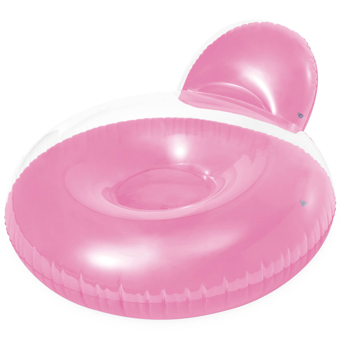 Loungestoel met rugleuning-Roze