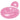 Loungestoel met rugleuning-Roze