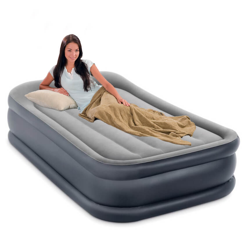 Intex Pillow Rest Deluxe luchtbed - eenpersoons