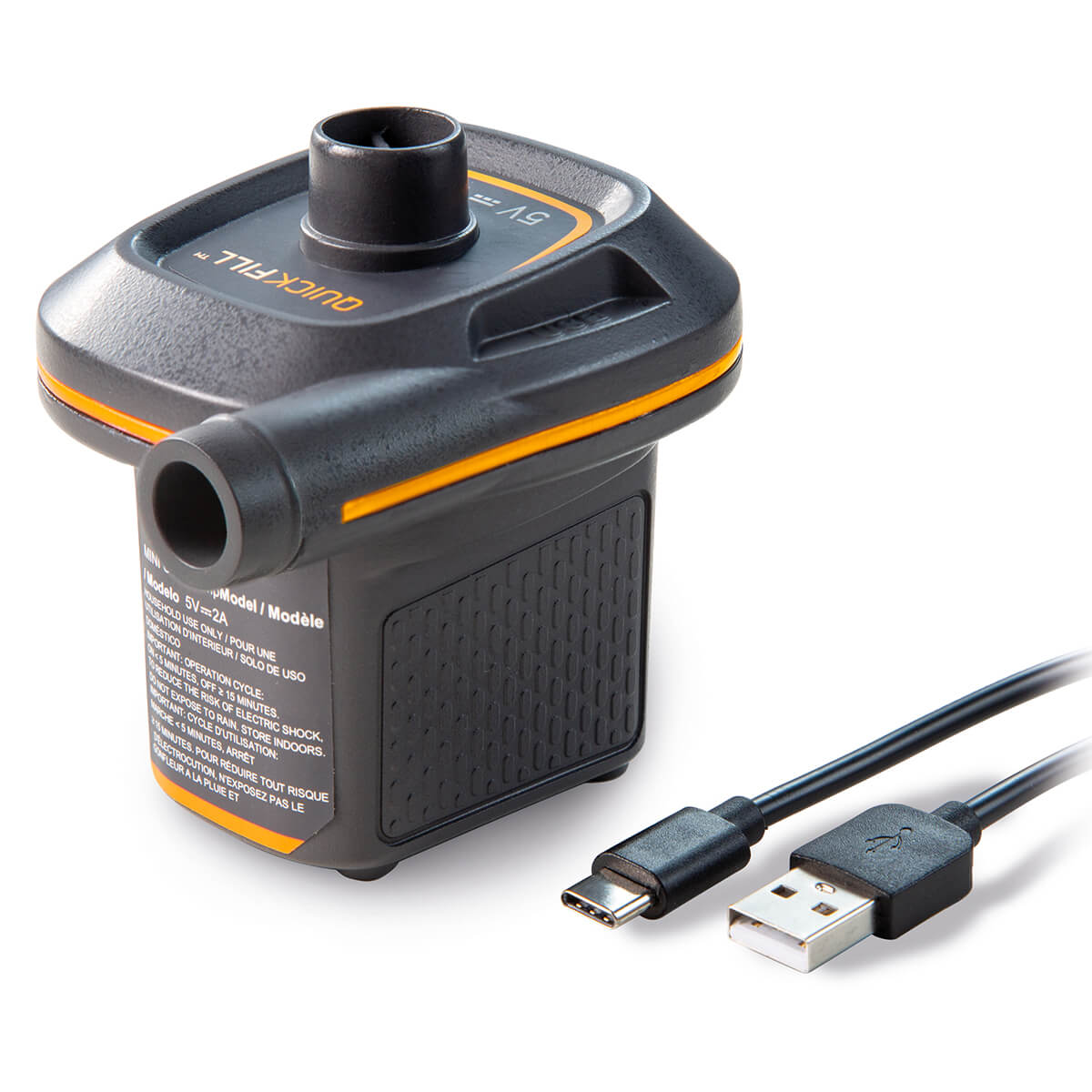 Intex mini elektrische USB opblaaspomp