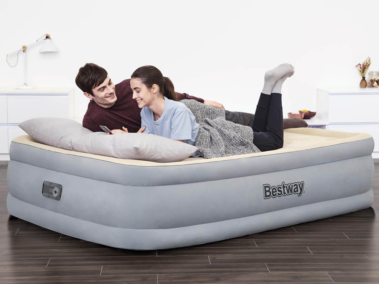 Bestway Tritech Foam Top luchtbed - tweepersoons
