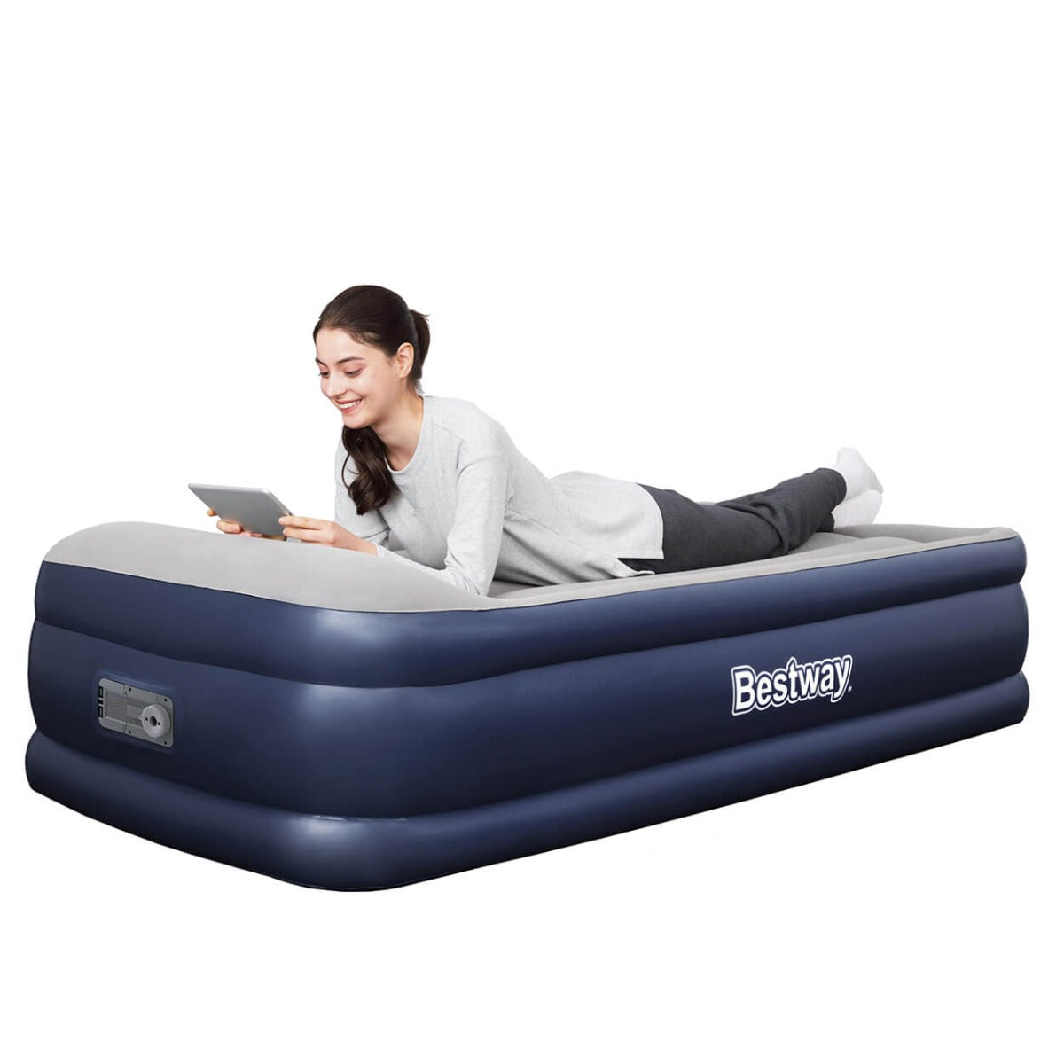 Bestway Tritech 38 cm luchtbed - eenpersoons