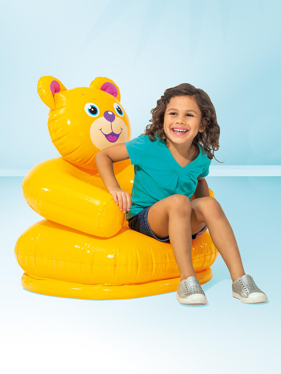 Intex kinderstoel Happy Animal-Geel