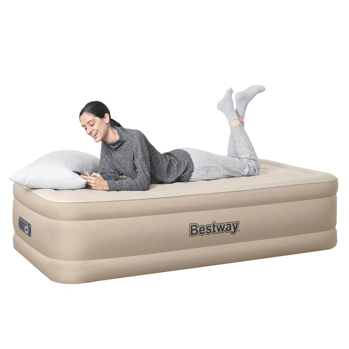 Bestway Tough Guard luchtbed - eenpersoons