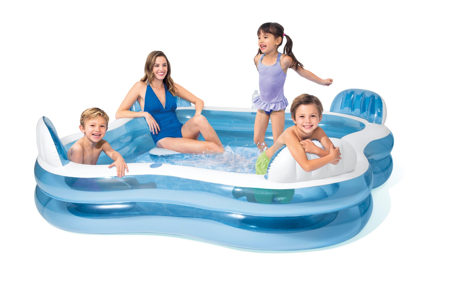 Intex Swim Center™ Family Lounge Pool - Opblaaszwembad - 229 x 229 x 66 cm