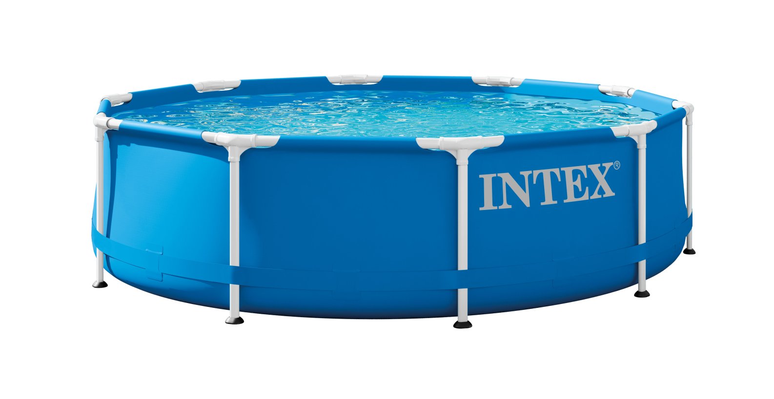 Intex Metal Frame zwembad 305 x 76 cm-Met 12-Volt filterpomp