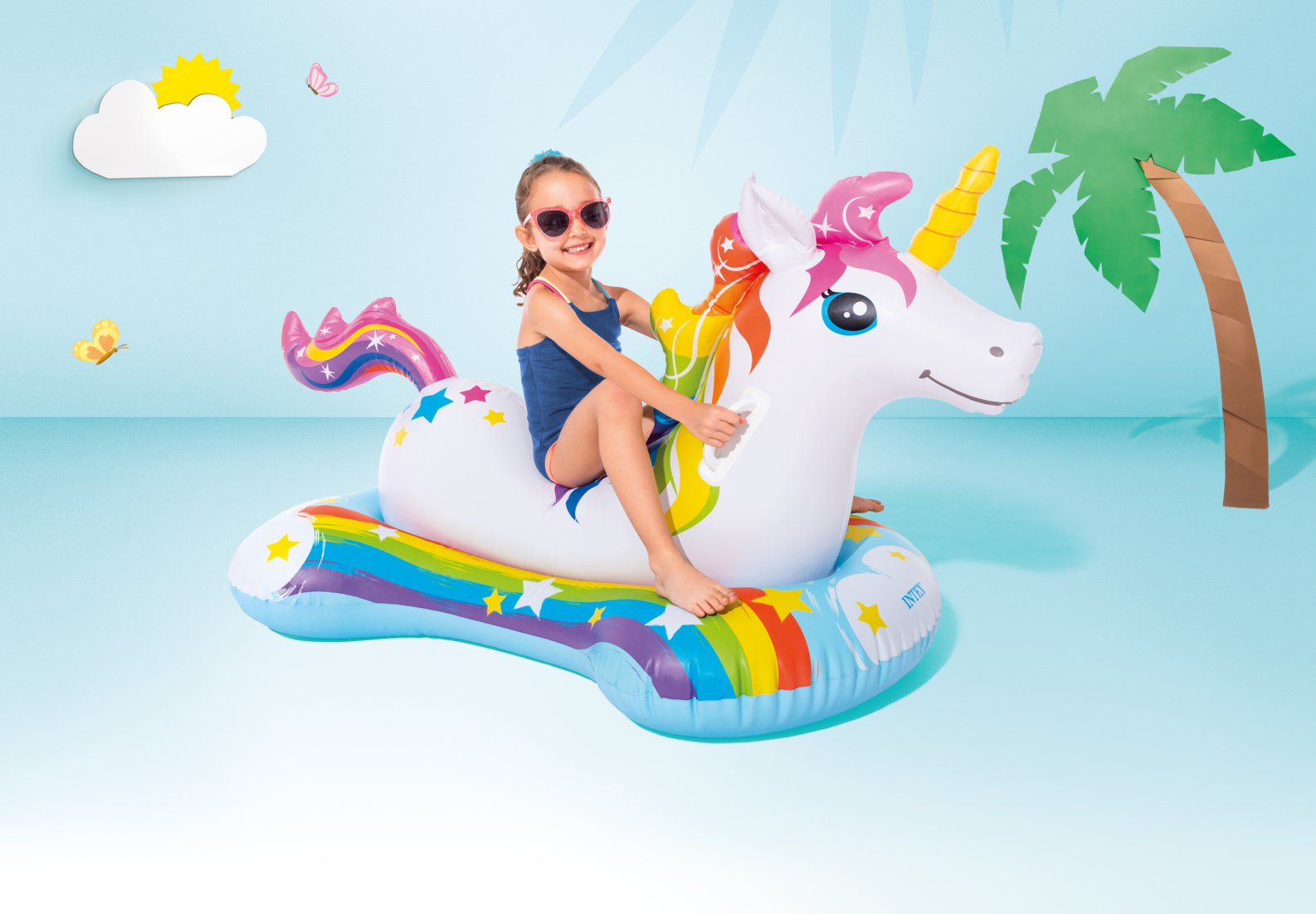Intex opblaasbare eenhoorn