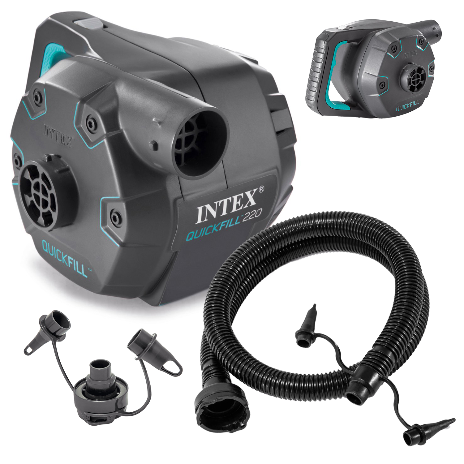 Intex elektrische opblaaspomp met slang 230V