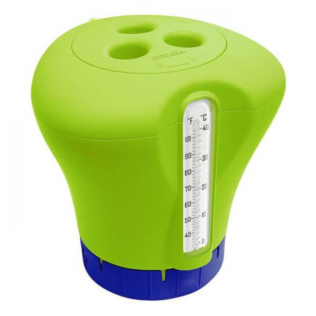 Chloordrijver met thermometer